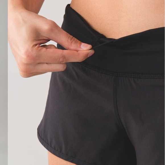 Lululemon speed  Black Athletic Shorts 2 1/2” - Picture 2 of 8